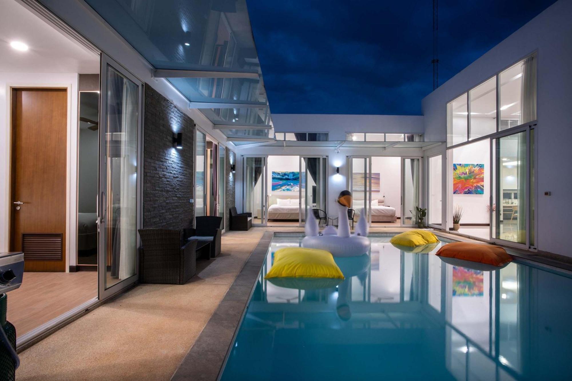 Villa Sky - Luxury 4Br Getaway In Phuket Ban Kata Bagian luar foto